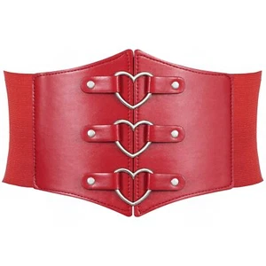 Women Heart Corset Belt Goth Stylish Wide Elastic Waist Corset for Cosplay Ha... - Picture 1 of 6