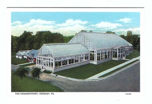 The Conservatory Hershey P.A. Vintage Postcard - Picture 1 of 2