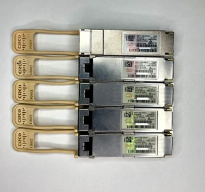 (Lot of 5) Cisco QSFP-100G-SR4-S (Hologram) 100GBASE-SR4 QSFP28, 850nm - Picture 1 of 3