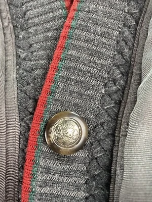 Vintage Umberto Bilancioni Replacement Circle Coat Button Brown Crest Logo Italy - Image 1 of 4