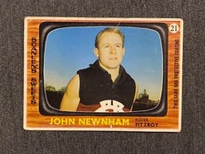 1967 VFL Scanlens #21 John Newnham Fitzroy