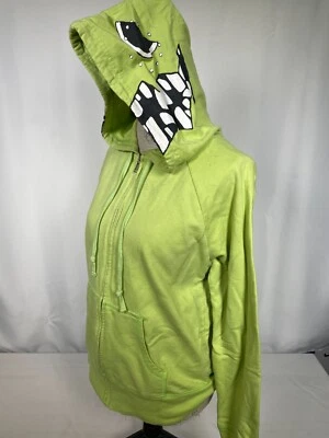 Tommy Bahama Neon Green Full Zip Relaxed Hoodie Women's MEDIUM - Image 1 of 4