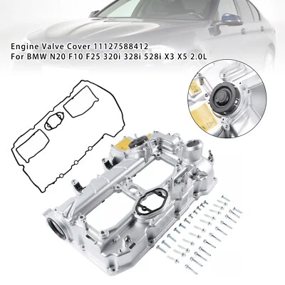 Engine Valve Cover 11127588412 For BMW N20 F10 F25 320i 328i 528i X3 X5 2.0L ZA - Image 1 of 4