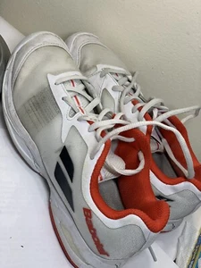Babolat Men's Jet All Court Junior Tennis Shoes Size 6.5 White Red Black - Picture 1 of 5