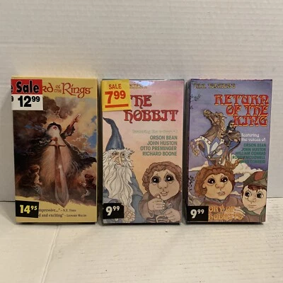 New Lord of the Rings The Hobbit Return Of The King VHS ANIMATED Factory Sealed - Image 1 of 4