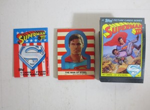 1983 Topps Superman III Card Set Of 99 & 22 Stickers