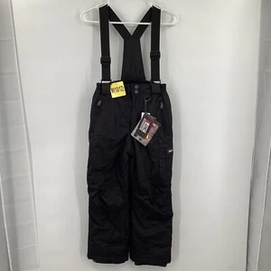 Boys 32 DEGREES WEATHERPROOF Medium 10/12 BLACK SNOW SKI PANTS NWT - Picture 1 of 8