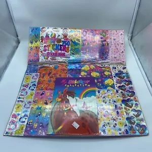 NEW Vtg 90's Lisa Frank Large Over 750 Stickers Lot With Book Horse Gumball - Picture 1 of 10