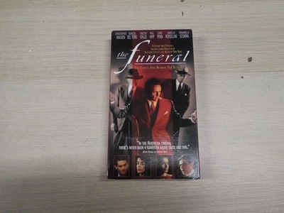 The Funeral VHS 1997 Christopher Walken Benicio Del Toro Gangster Film - Image 1 of 4