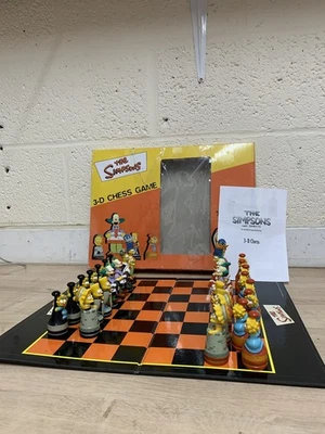 Coffret coffre 3D vintage Les Simpson complet à 99% 2001 en boîte - Photo 1/4