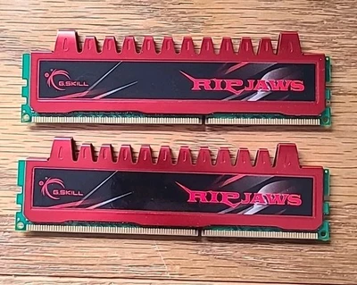 G.Skill Ripjaws 4GB (2x2GB) PC3-12800 DDR3-1600 DIMM RAM F3-12800CL9D-4GBRL - Image 1 of 3