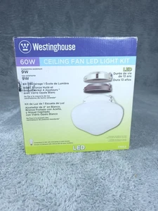 Westinghouse Ceiling Fan LED Light Kit 60W Schoolhouse Opal Glass Damp Rated 778 - Picture 1 of 11