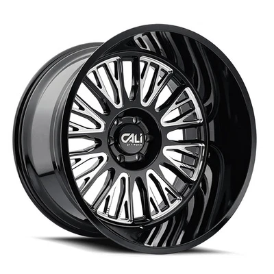Cali Off-Road Wheels 9116 Vertex 24x14 -76 Black Milled 6x139.7 6x5.5 (QTY 1) Foto 1 de 4