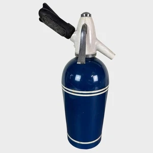 Sparklets Vintage Blue White Stripe Spritzer Bottle - Imagen 1 de 3