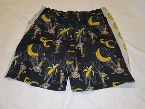 FLOW SOCIETY Lacrosse Shorts Multi Graphic monkey shorts medium  - Picture 1 of 3