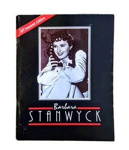 Vintage 80s Movie Film Hollywood Memorabilia Souvenir Program Barbara Stanwyck - Picture 1 of 15