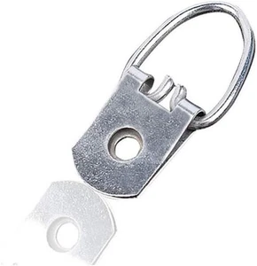 D Ring Bilderaufhänger mit Schrauben für Bilderrahmen Spiegel - Bild 1 von 5