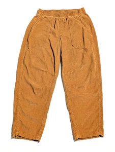 Pantaloni utility donna Old Navy a vita alta in velluto a coste pullover taglia M - Foto 1 di 9