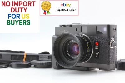 Grip![MINT+3] Minolta CLE Rangefinder RF Film Camera M-Rokkor 40mm F2 Lens JAPAN - Image 1 of 4