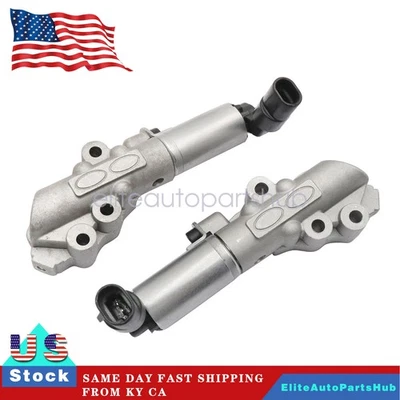 2x Solenoide de distribución de válvula variable de escape/admisión para Genesis G80 2017-2020 Foto 1 de 4