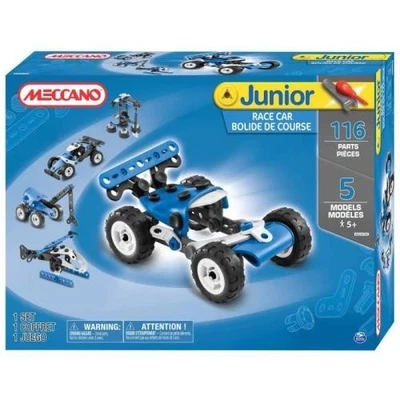 Meccano 116 Piece Junior Race Car Kit