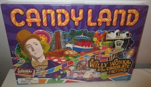 CANDY LAND Willy Wonka and the Chocolate Factory Board Game Special Edition New - Picture 1 of 3