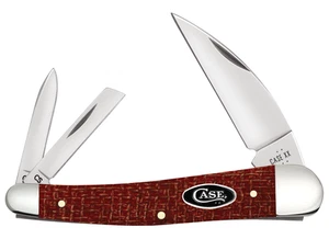 Case xx Knife Seahorse Whittler Red Micarta 12276 Carbon Steel Pocket Knives - Imagen 1 de 3