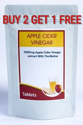 BENISIMO FS Neues AngebotApple Cider Vinegar With Mother 1000mg Tablets | ACV Vegan UK