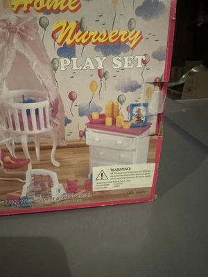 NUEVO GLORIA CASA MUEBLES BEBÉ HOGAR GUARDERÍA Cuna + Mecedora Juego (9929) Foto 1 de 4