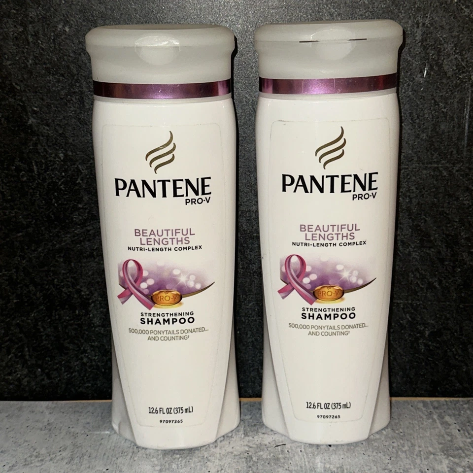 Lote de 2 champú Pantene PRO-V hermosas longitudes 12,6 oz Foto 1 de 1