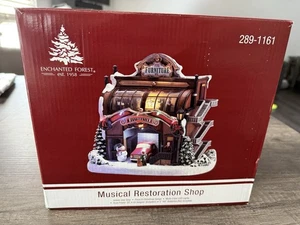 Enchanted Forest™ LED Lighted Musical Restoration Shop - Picture 1 of 10