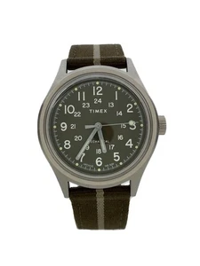 TIMEX Uhr MK1 mechanisch Camper grünes Zifferblatt Handaufzug 36MM TW2U69000 - Bild 1 von 8