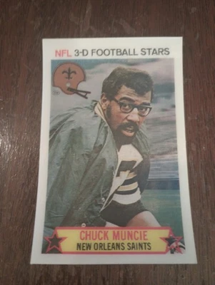 1980 Stop N' Go 3-D #43 Chuck Muncie (MINT) - Image 1 of 2