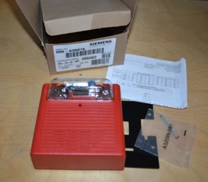 SIEMENS 500-636016 Horn 75CD Red Weatherproof AS-75-R-WP ORIGINAL (BRAND NEW) - Picture 1 of 6