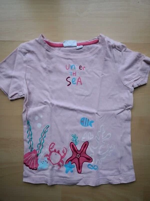 Tshirt Baby, Kleinkind, Grösse 110, rosa, Mädchen, Meer, Sommer, kurz.  - Bild 1 von 4