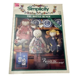Simplicity The Bottle Bunch Reciclar Muñeca Animal Patrones de Vacaciones Libro Artesanal Divertido - Imagen 1 de 6