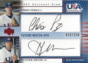 2005-06 USA Baseball National Team Baseball Card Pick (Inserts)