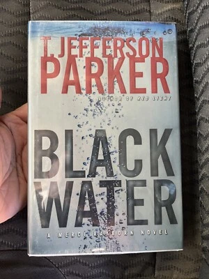 T Jefferson Parker SIGNED 2002 Black Water 1st Ed HCDJ Suspense Merci Rayborn Foto 1 de 3
