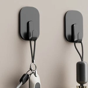 4Pcs Wall Hanging Magnets Hooks Refrigerator Magnetic Hooks Key Storage Holder - Picture 1 of 16