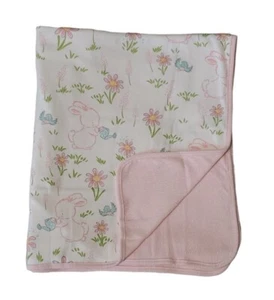 Bunnies By The Bay Friendship Blossoms Knit Receiving Blanket & Gift Box - NEW - Picture 1 of 2