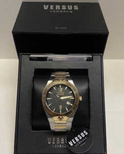 Versus By Versace Mens Echo Park 42mm Two Tone Mens Watch Brand New - Picture 1 of 10