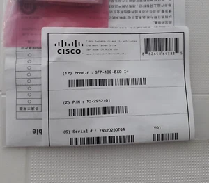 Cisco SFP-10G-BXD-I 10GBASE-BX10-D Bidirectional for 10km (Brand New Sealed) - Picture 1 of 3