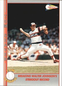 1992 Pacific Seaver #110 Tom Seaver/Breaking Walter Johnson's/Strikeout R