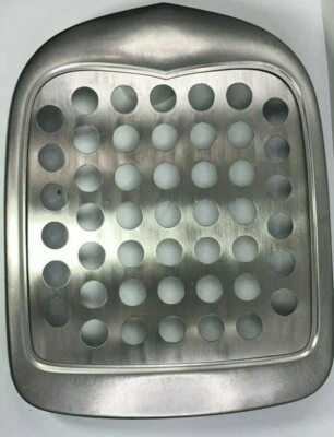 Carcasa de parrilla de radiador lisa con orificios inserto de acero para Ford Modelo A 1928-1929 Foto 1 de 4