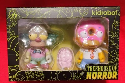 Donut Homer & Krusty Clown Zombie 2-Pack Kidrobot Treehouse of Horror Simpsons  - Image 1 of 3