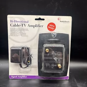 Radio Shack Bi Directional Cable TV Amplifier 15-2506 HDTV Sealed 1-to-4 - Picture 1 of 6