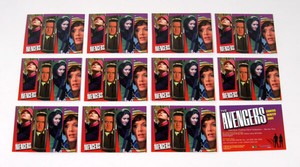Lot of (12) 2005 Strictly Ink The Avengers Definitive Series 2 Promo Card Nm/Mt