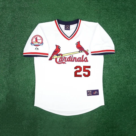 Mark McGwire 1982 St. Louis Cardinals Cooperstown Men's 30th Anniv. Home Jersey Cover