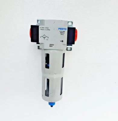 FESTO LF-D-5M-MIDI-A Compressed Air Filter, 1/2", 5 µm # NEW - Image 1 of 4