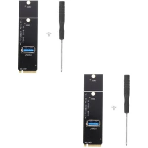 2 Pack Carte De Montage Cartes D'extension USB Pour Ordinateur D'ordinateur - Photo 1/12